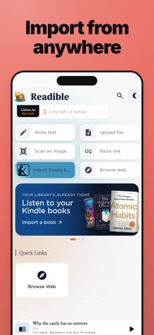 Readible: Kindle to Audio Book Screenshot 6 of 7