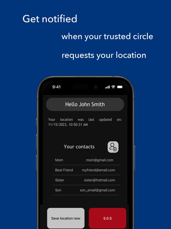 Taken - Share my location