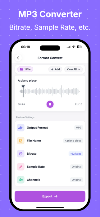 MP3 Converter: Audio Extractor Screenshot 2 of 4