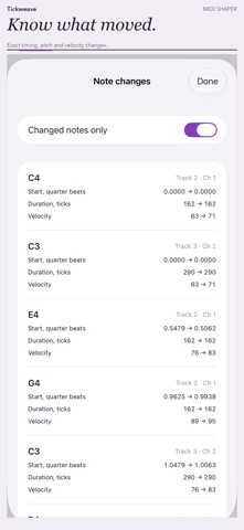 Tickweave MIDI Shaper screenshot 3