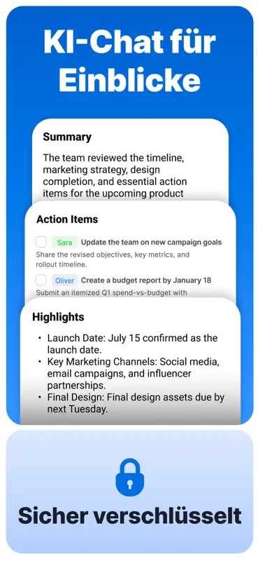 Summary - KI-Notizen screenshot 3 of 9