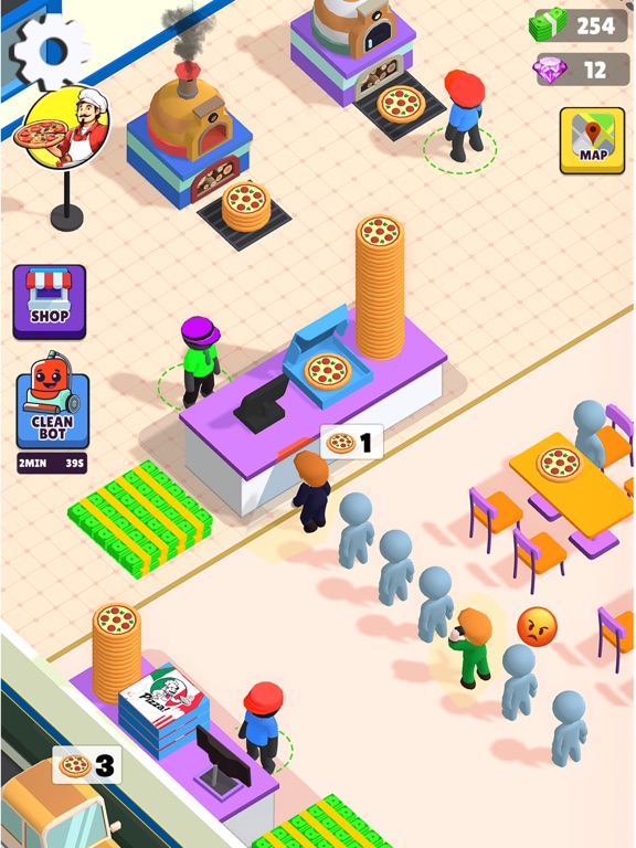 Idle Pizza Tycoon Shop Game