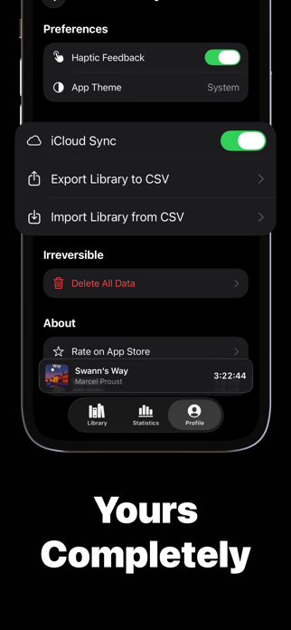 Book Reading Tracker — TACET Screenshot 10 of 10