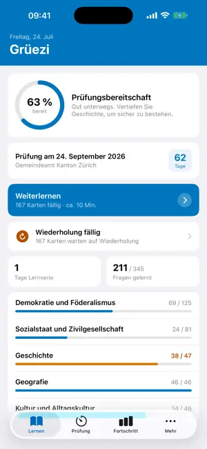 Einbürgerung ZH screenshot 1