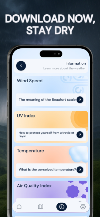 Live Weather: UV & Wind Alerts Screenshot 7 of 7
