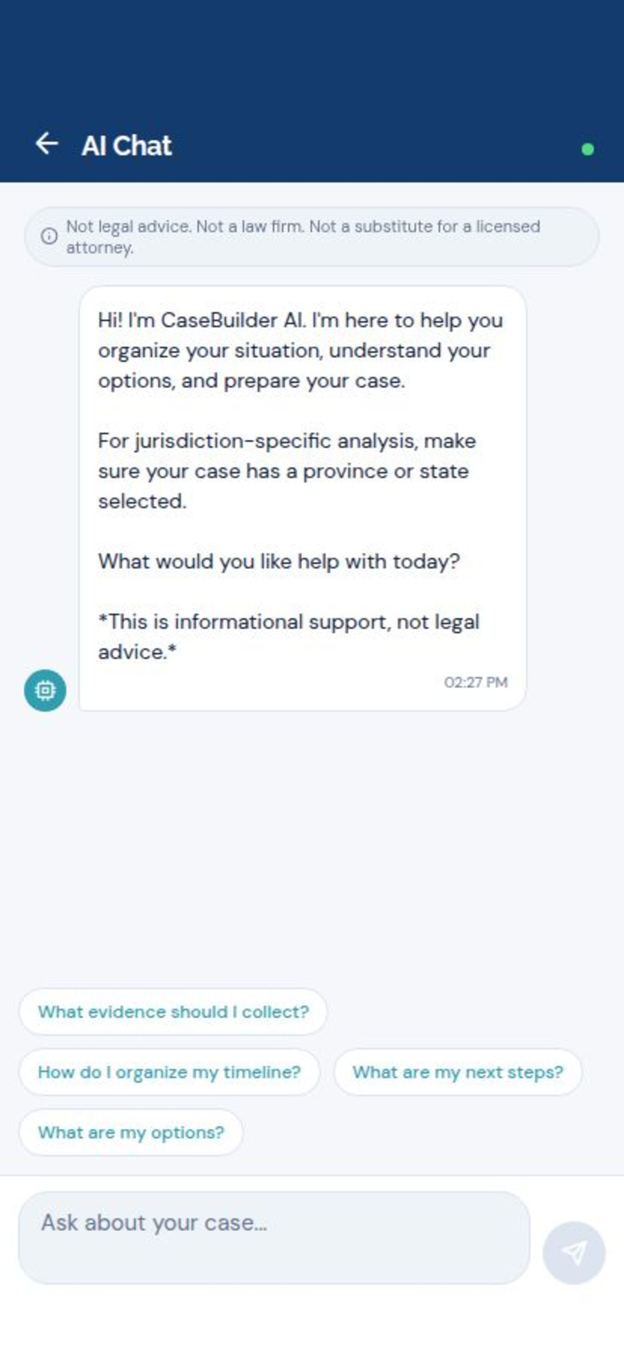 CaseBuilder AI (4f93e7)