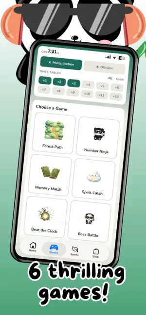 Bamboo Timestables screenshot 2