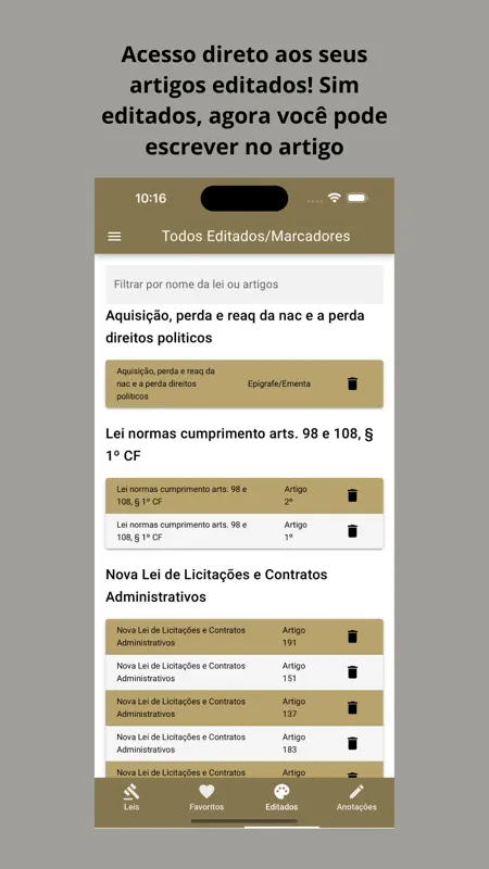 Vade Mecum Lite Direito Brasil screenshot 5 of 10
