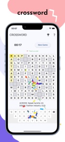 Crossword puzzle: English screenshot