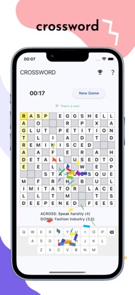 Crossword puzzle: English screenshot 1