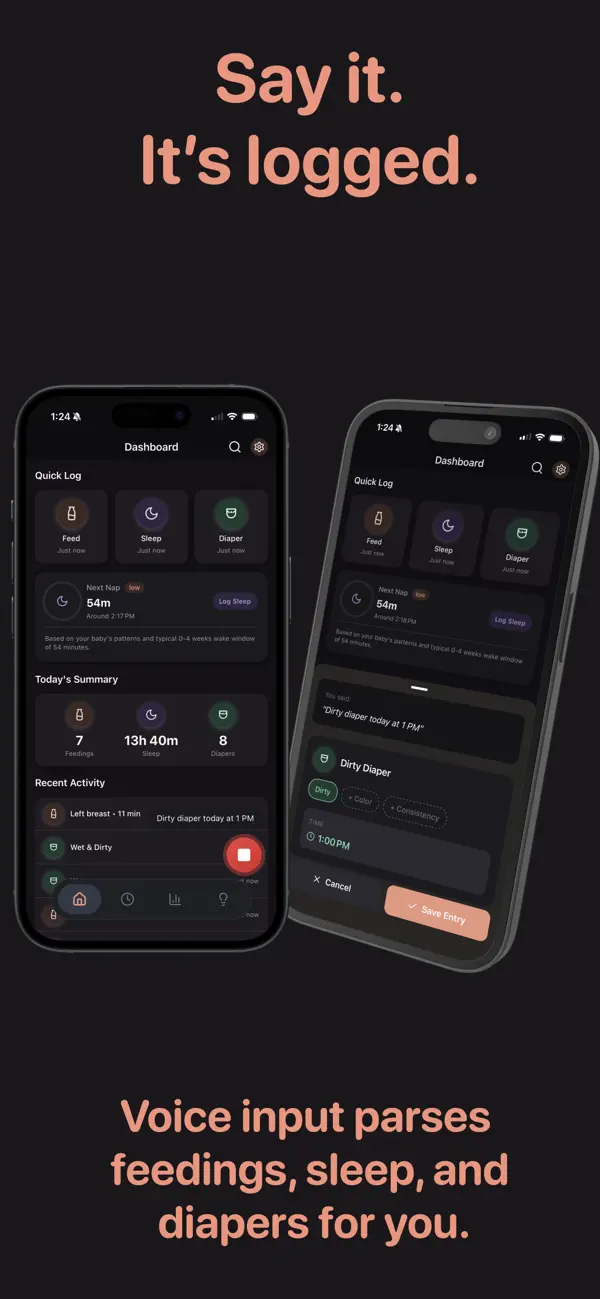 #2. Cradle Log (iOS) By: James Burrus