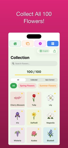 100 Flowers Encyclopedia Screenshot 1 of 6