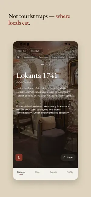 Lecta: Curated places screenshot 1
