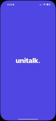 UniTalk iPhone screenshot