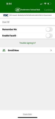 App screenshot