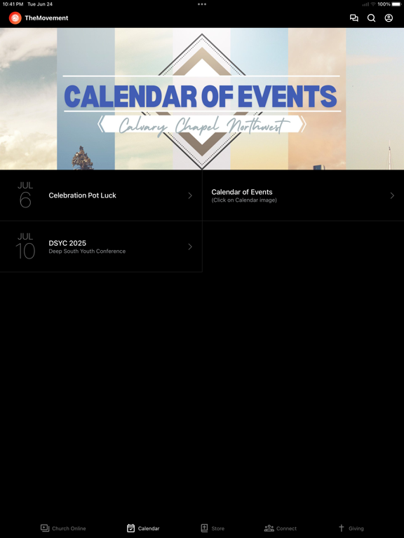 TheMovement.Church iPad screenshot 2 - Education app