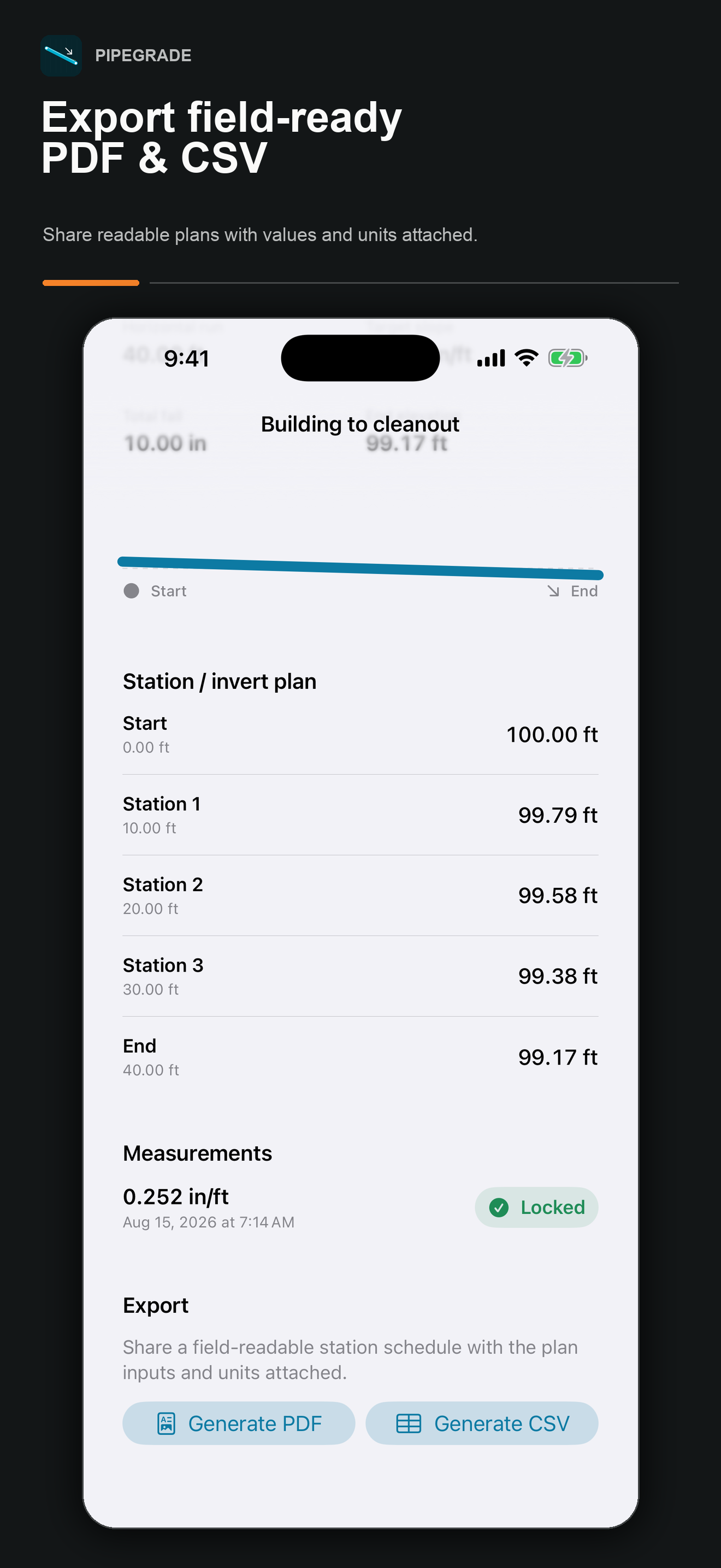 PipeGrade: Pipe Slope Gauge screenshot 5
