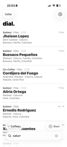 Dial — Shared Coffee Journal Screenshot 2 of 6