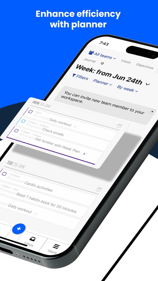 #5. Week Plan: Weekly Tasks, Goals (iOS) 由: Wiseplan Inc