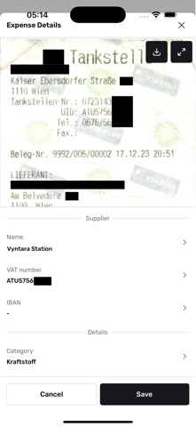Xpens screenshot