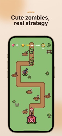 Zomberry Defense: Zombie TD iPhone screenshot