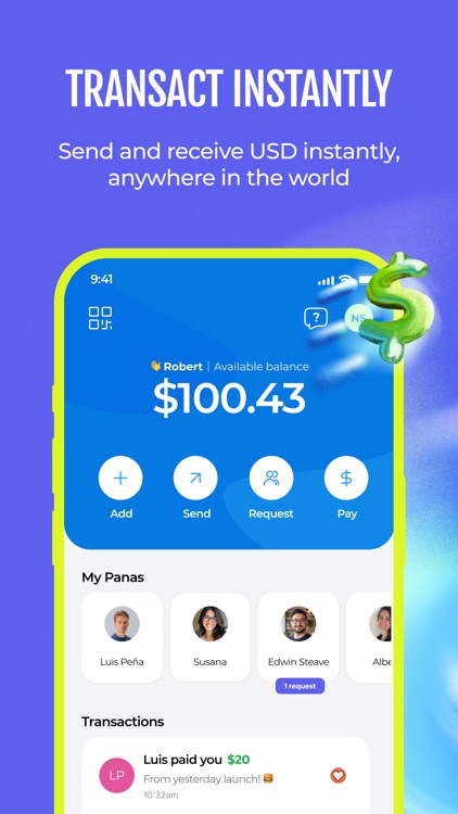 Pana: US-Account, Remittances