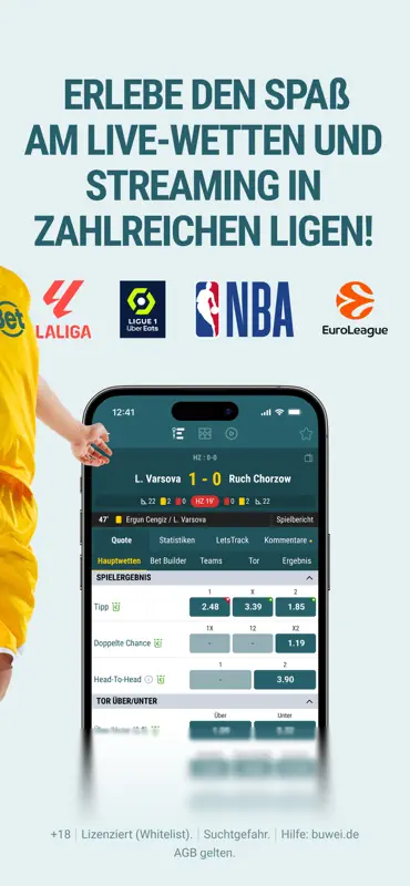 LetsBet - Sportwetten & Slots screenshot 3 of 6