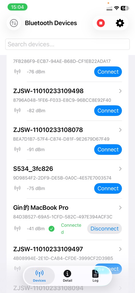 Bluetooth Tool - Debug - Developer Tools App | MWM