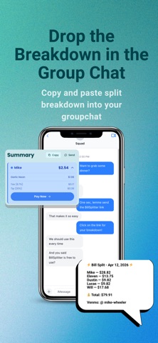 BillSplitter AI - Scan & Split Screenshot 1 of 6
