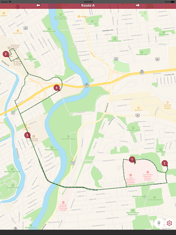 Screenshot #4 pour BusWhere for uOttawa