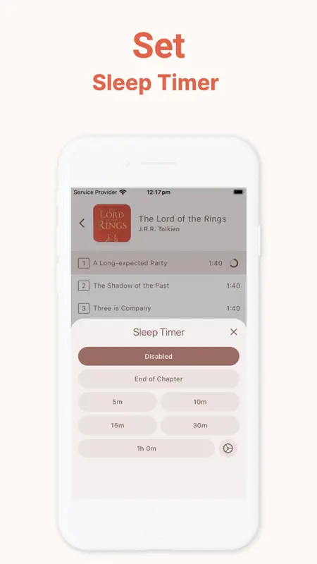 BookPlayer: MP3/M4B/M4A/MP4 screenshot 5 of 7