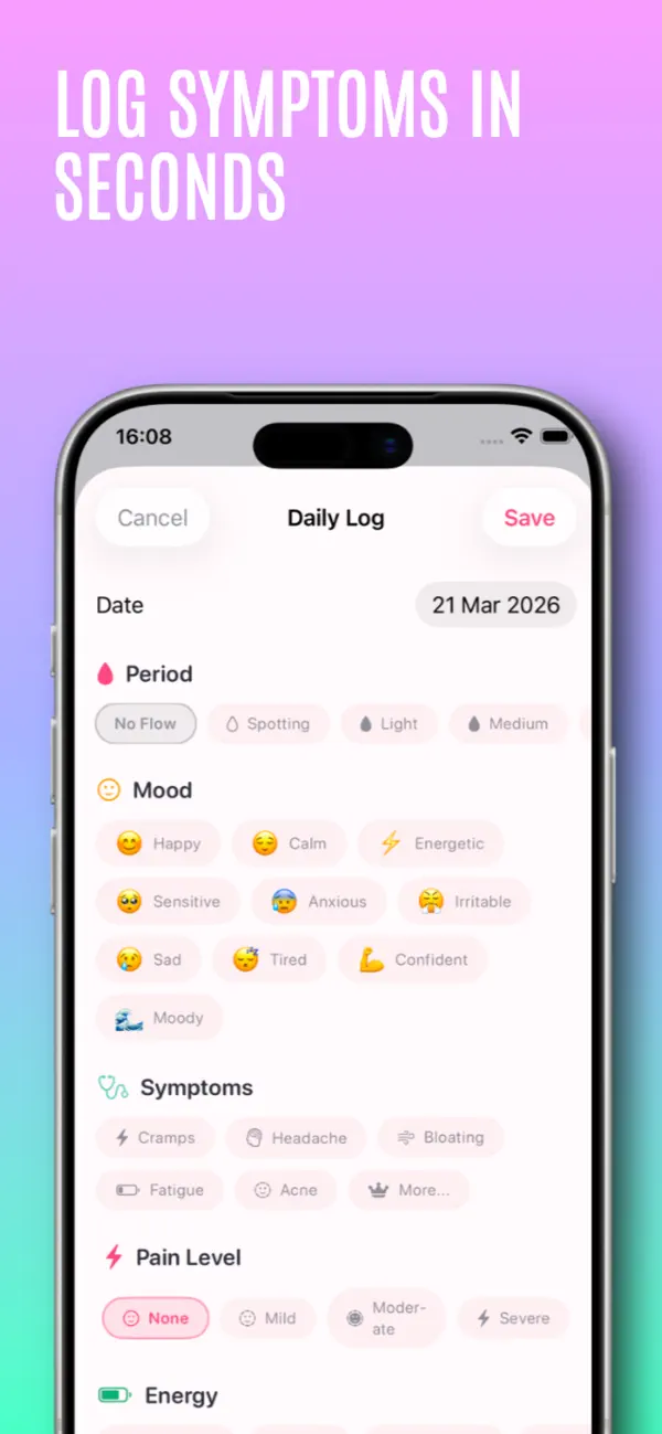 Screenshot #2 pour AI Women’s Health Companion