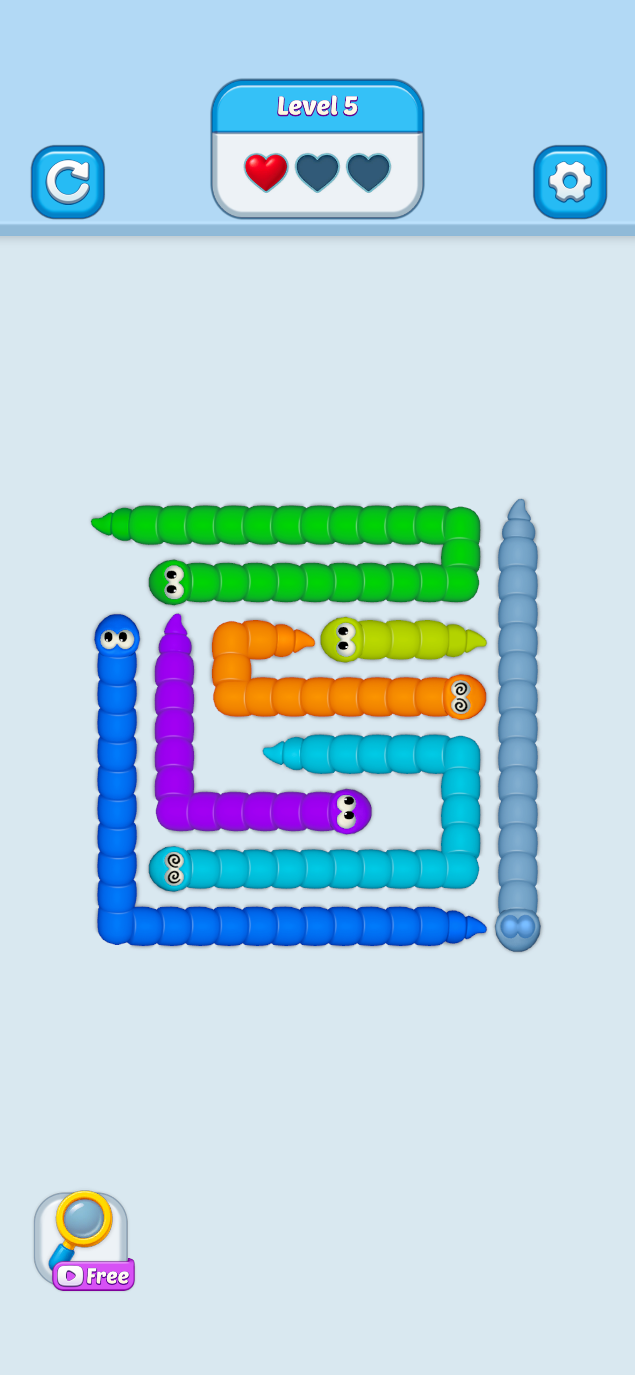 Wiggle Escape: Snake Puzzle