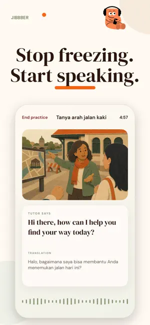 JIBBBER: Speak, Learn, Repeat screenshot 1