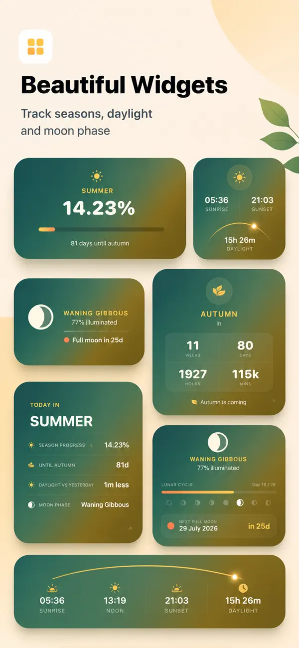 Screenshot #3 pour Seasonia: Season Tracker