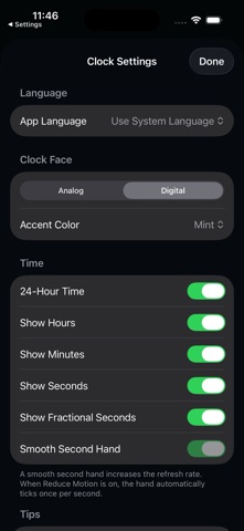 MinSec Clock: Seconds Screenshot 4 of 5