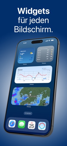 Foreca Wetter & Regenradar iPhone screenshot 4