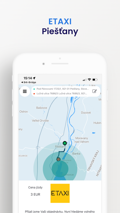 ETAXI Piešťany Screenshot