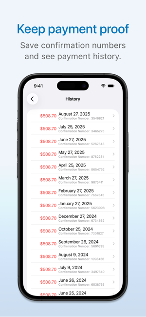Chronicle - Bill Organizer Screenshot