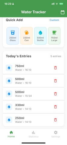 Daily Water & Tracker screenshot