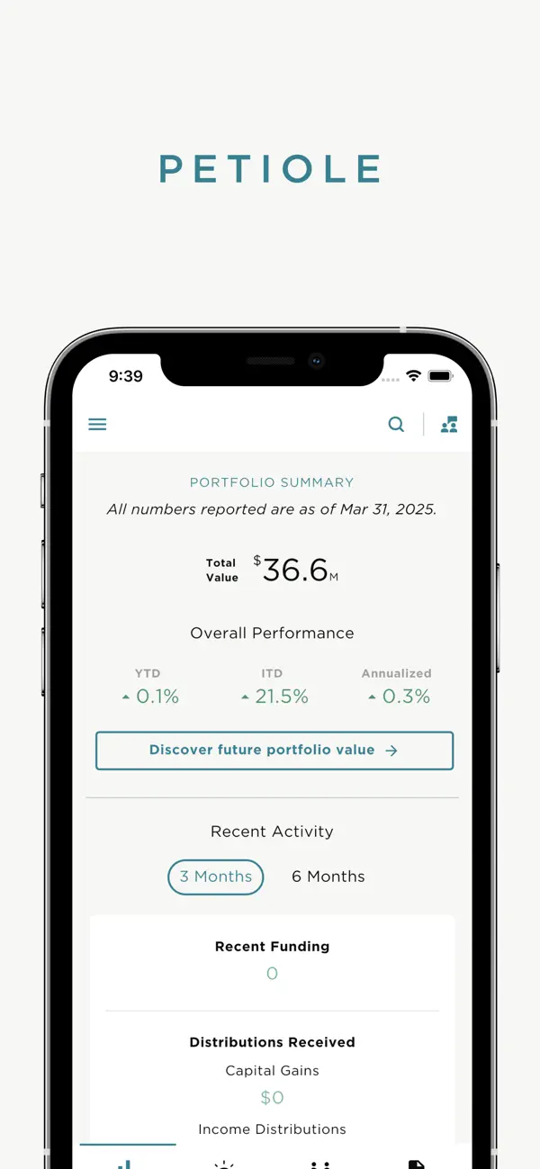 Screenshot #1 pour Petiole Asset Management AG