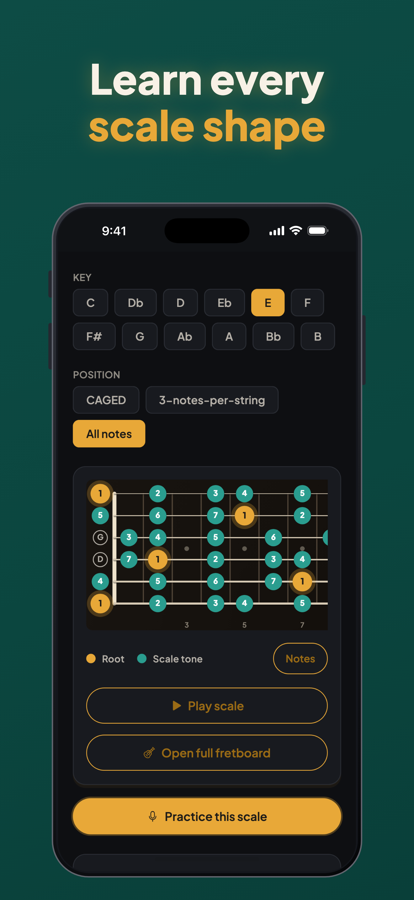 Guitar Fretboard - ToneSeed screenshot 7