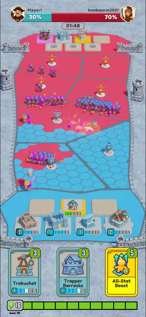 Rush Kingdoms: PvP iOS Mod IPA screenshot 6 - iOS game interface