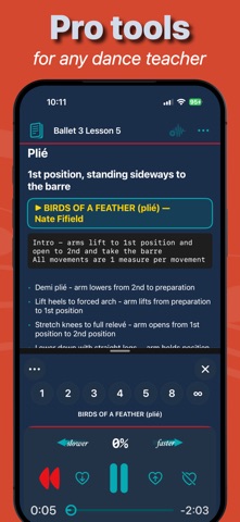 Cadance Dance Syllabus Tempo screenshot