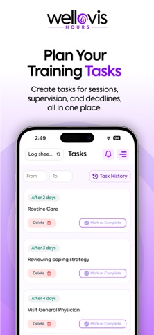 Wellovis Hours screenshot