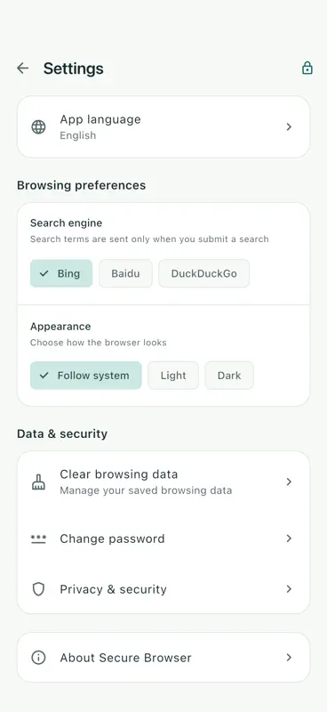 Secure Browser: App Lock screenshot 3 of 4