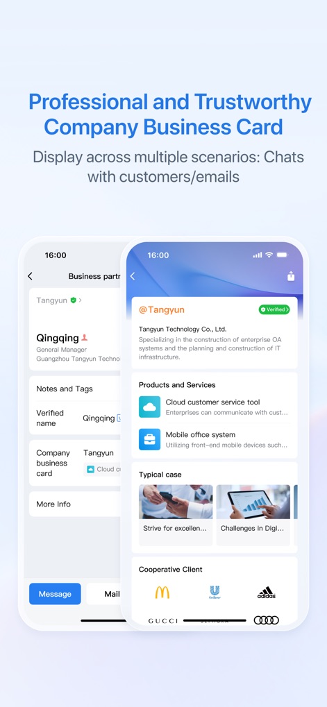 WeCom-Work Communication&Tools - Professional Business Profiles