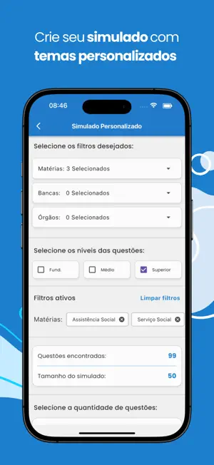 Simulado de Concursos Públicos screenshot 4