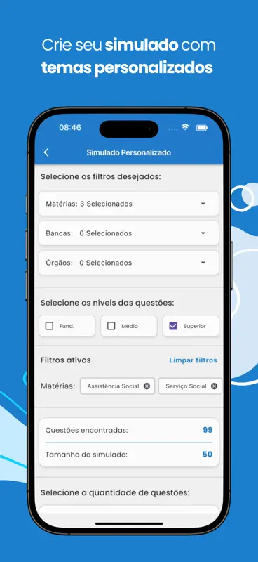 Simulado de Concursos Públicos screenshot 4 of 8