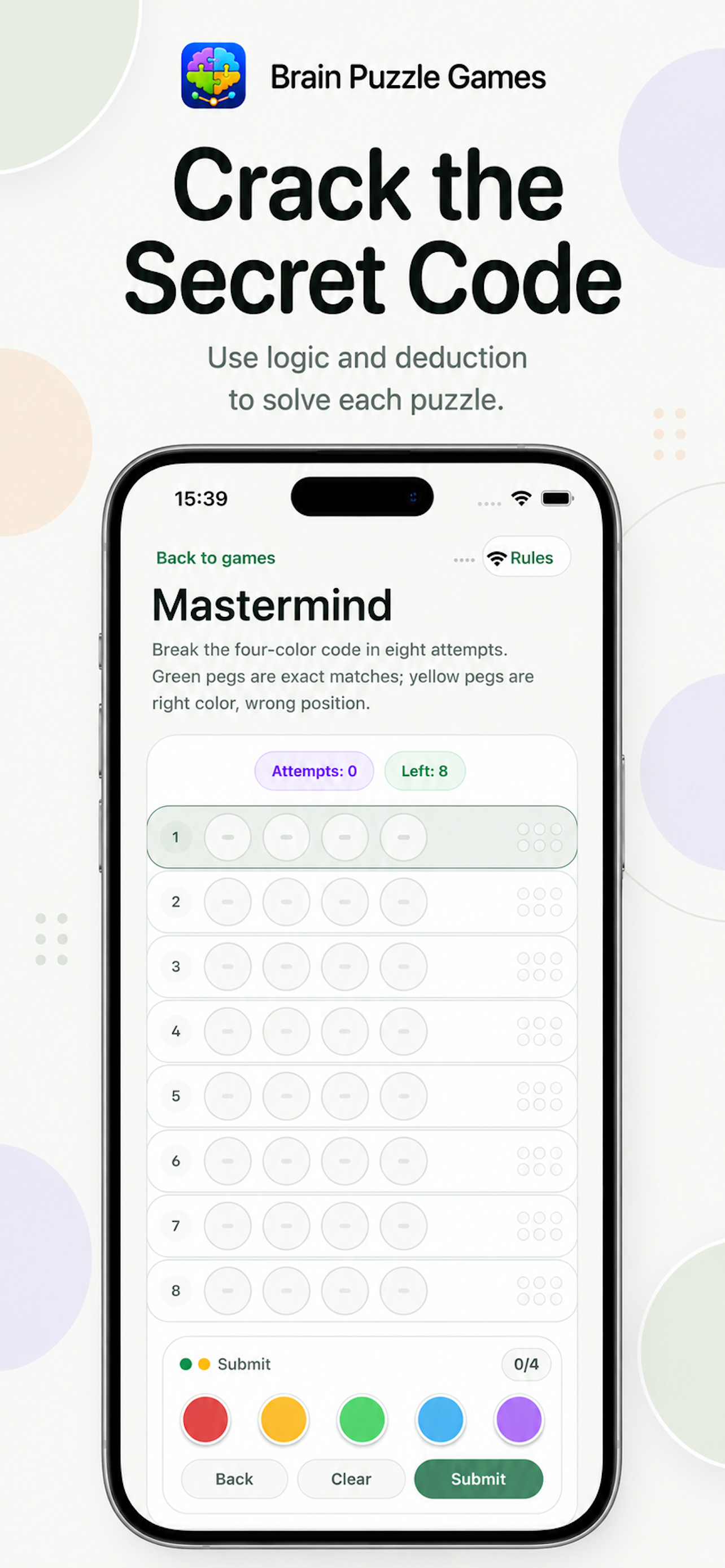 Brain Puzzle Logic Games